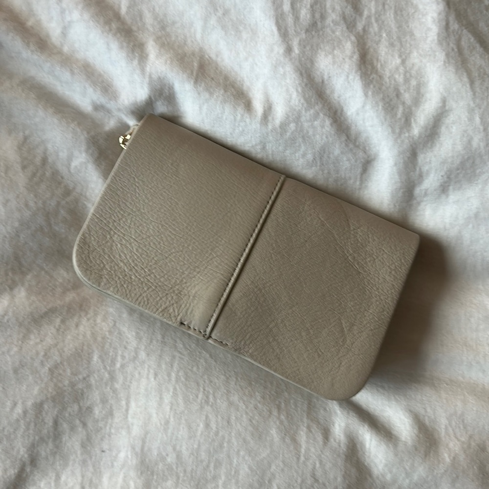 Cream/ivory leather bag